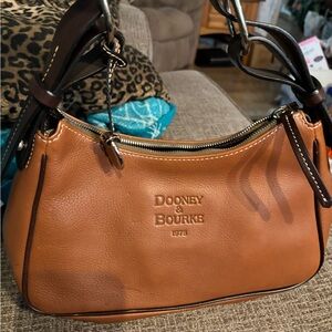 Dooney & Bourke Brown Leather Shoulder Bag